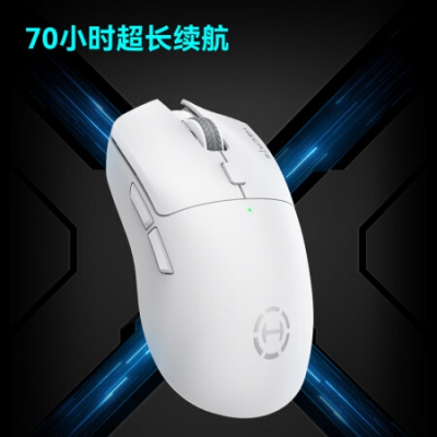 漫步者（EDIFIER）HECATE G3Mpro無線有線藍牙三模電競游戲鼠標(biāo)3395雙微動輕量化csgo吃雞lol 白色